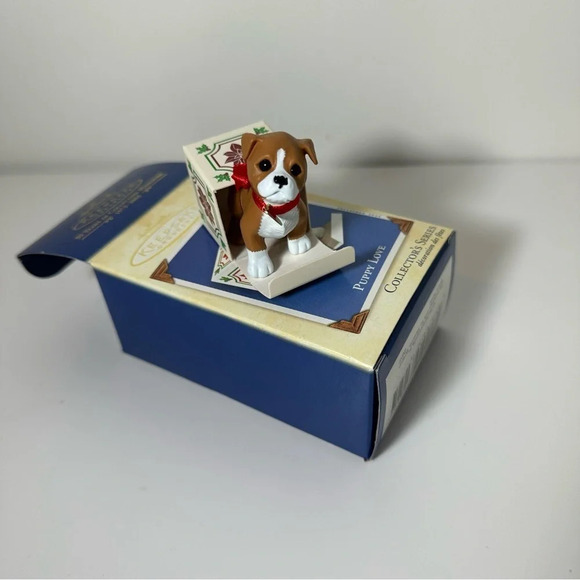 Bnwt  Hallmark keepsake ornament puppy love - Picture 9 of 12